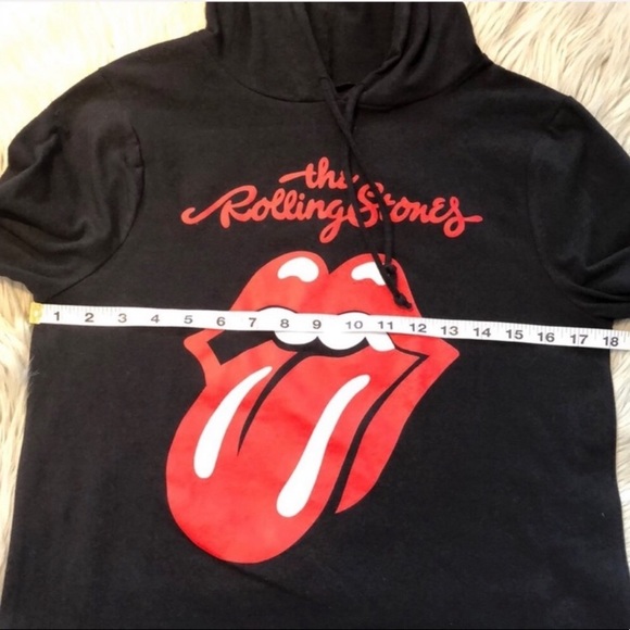 NWT! Rolling Stones Hoodie Tunic Sweatshirt - Picture 4 of 10